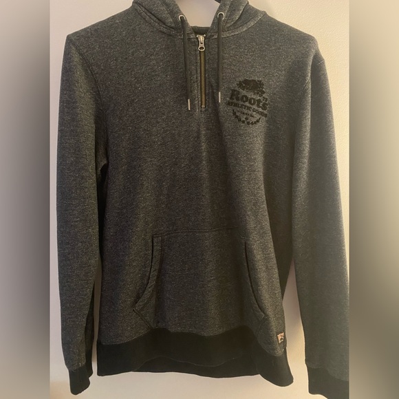Roots Other - Roots Black Pepper Quarter-Zip Hoodie Size M